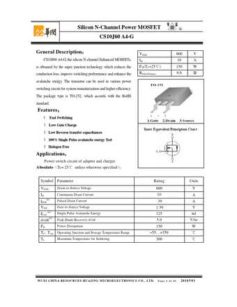  Datasheet Preview Page 1