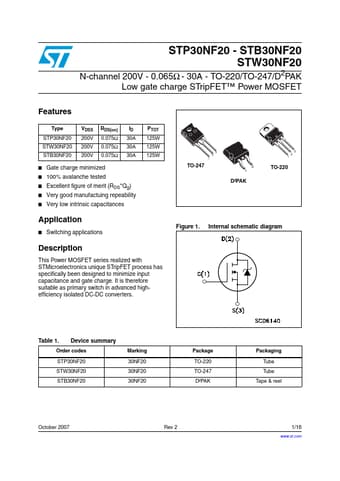  Datasheet Preview Page 1