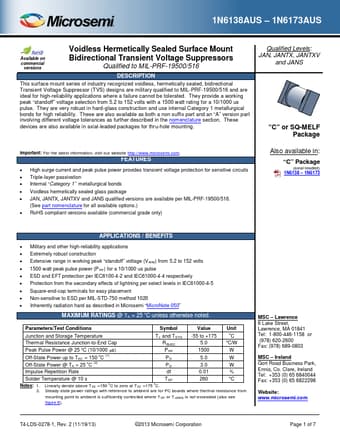  Datasheet Preview Page 1