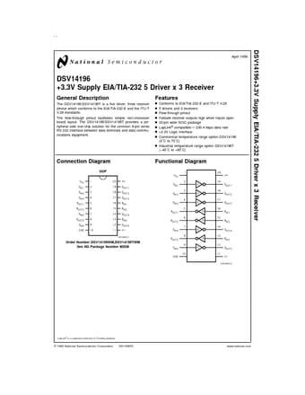  Datasheet Preview Page 1