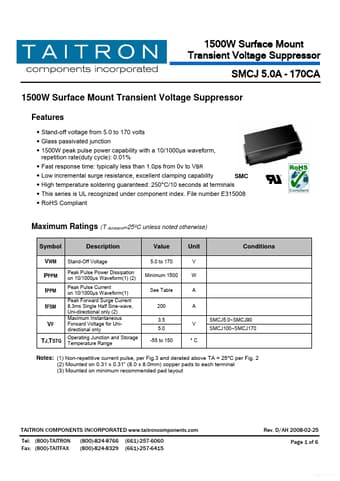  Datasheet Preview Page 1