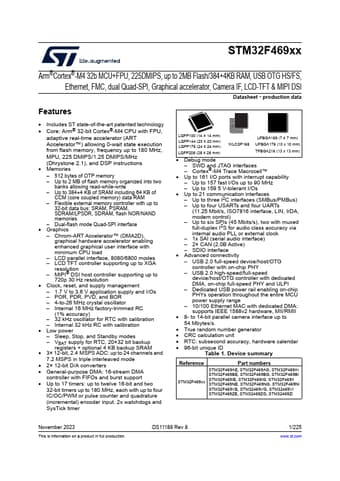  Datasheet Preview Page 1