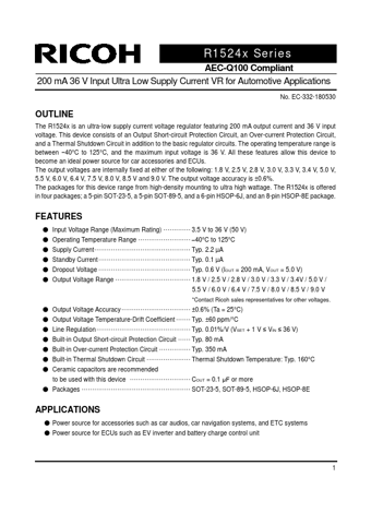  Datasheet Preview Page 1