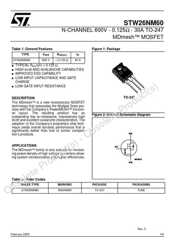  Datasheet Preview Page 1