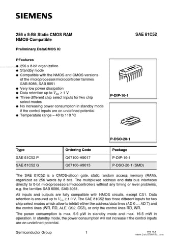  Datasheet Preview Page 1