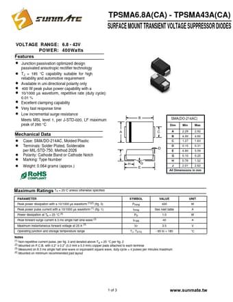  Datasheet Preview Page 1