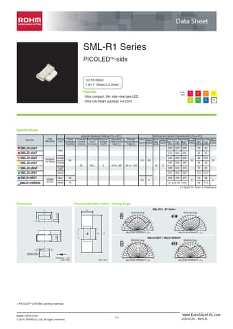  Datasheet Preview Page 1