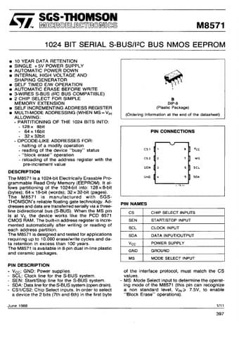  Datasheet Preview Page 1