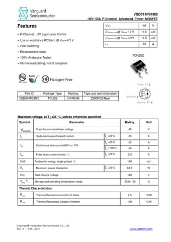  Datasheet Preview Page 1