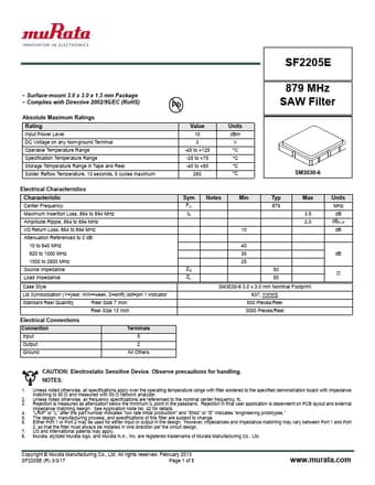  Datasheet Preview Page 1