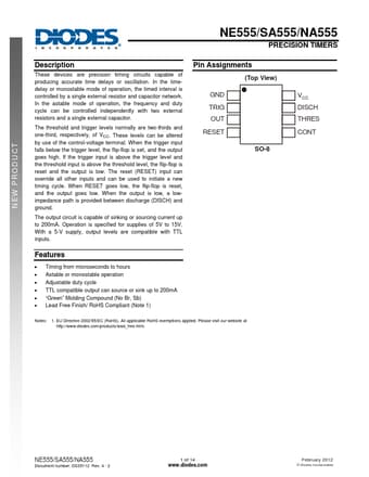  Datasheet Preview Page 1