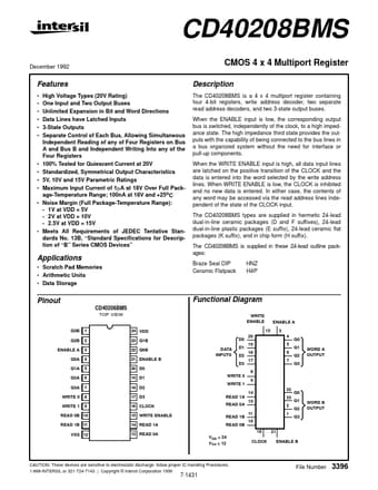  Datasheet Preview Page 1
