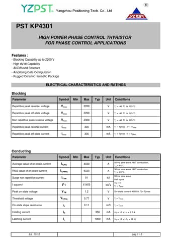  Datasheet Preview Page 1