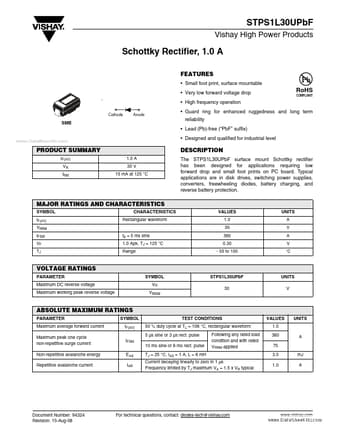  Datasheet Preview Page 1