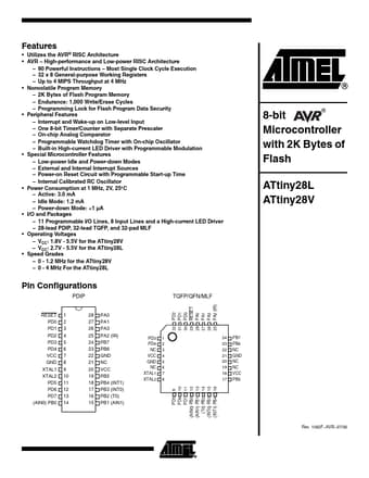  Datasheet Preview Page 1