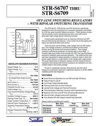  Datasheet Preview Page 1