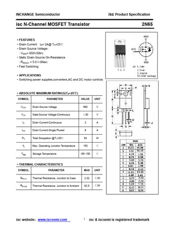  Datasheet Preview Page 1