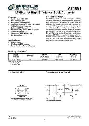  Datasheet Preview Page 1