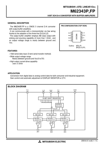  Datasheet Preview Page 1