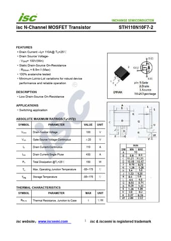  Datasheet Preview Page 1
