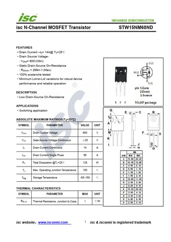  Datasheet Preview Page 1