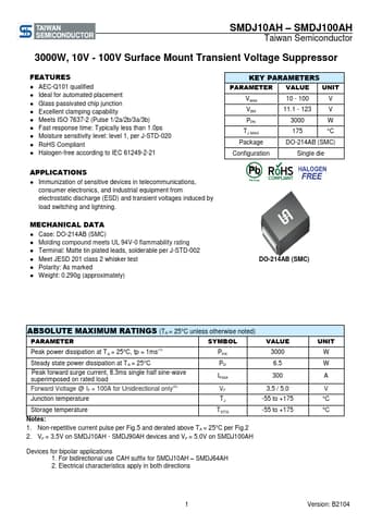  Datasheet Preview Page 1