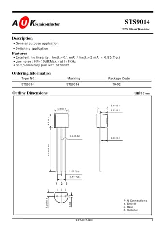  Datasheet Preview Page 1