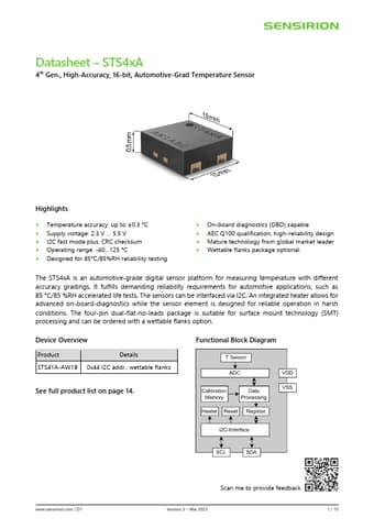  Datasheet Preview Page 1
