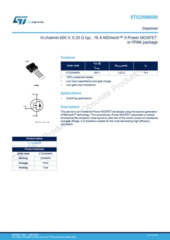  Datasheet Preview Page 1