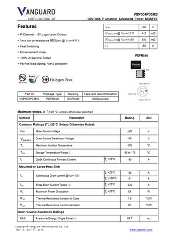  Datasheet Preview Page 1