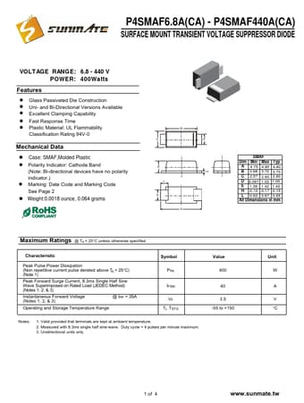  Datasheet Preview Page 1