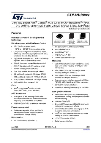  Datasheet Preview Page 1