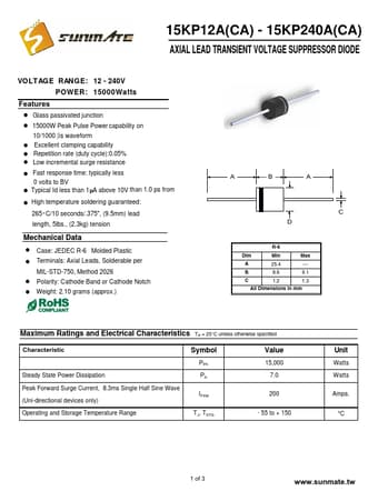  Datasheet Preview Page 1