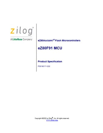  Datasheet Preview Page 1