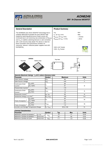  Datasheet Preview Page 1