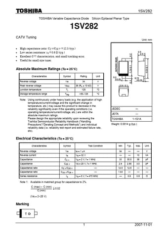  Datasheet Preview Page 1