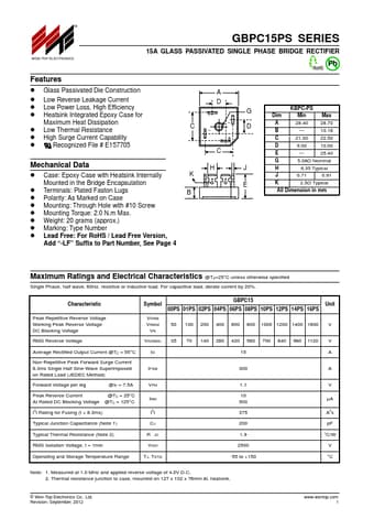  Datasheet Preview Page 1