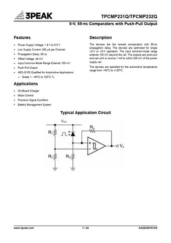  Datasheet Preview Page 1