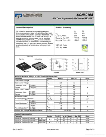  Datasheet Preview Page 1