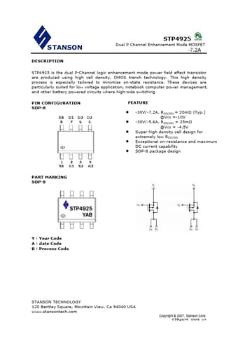  Datasheet Preview Page 1