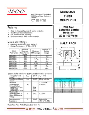  Datasheet Preview Page 1