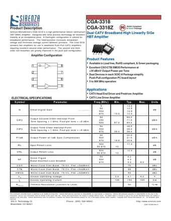  Datasheet Preview Page 1