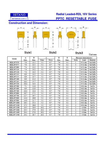  Datasheet Preview Page 1