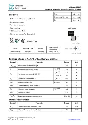  Datasheet Preview Page 1