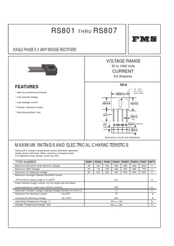  Datasheet Preview Page 1