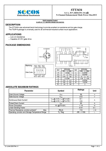  Datasheet Preview Page 1