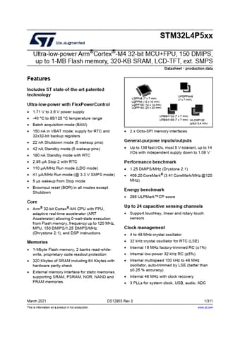  Datasheet Preview Page 1