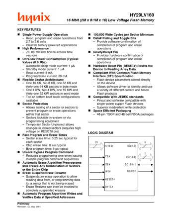  Datasheet Preview Page 1
