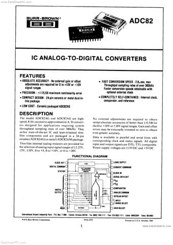  Datasheet Preview Page 1