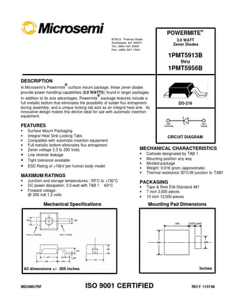  Datasheet Preview Page 1